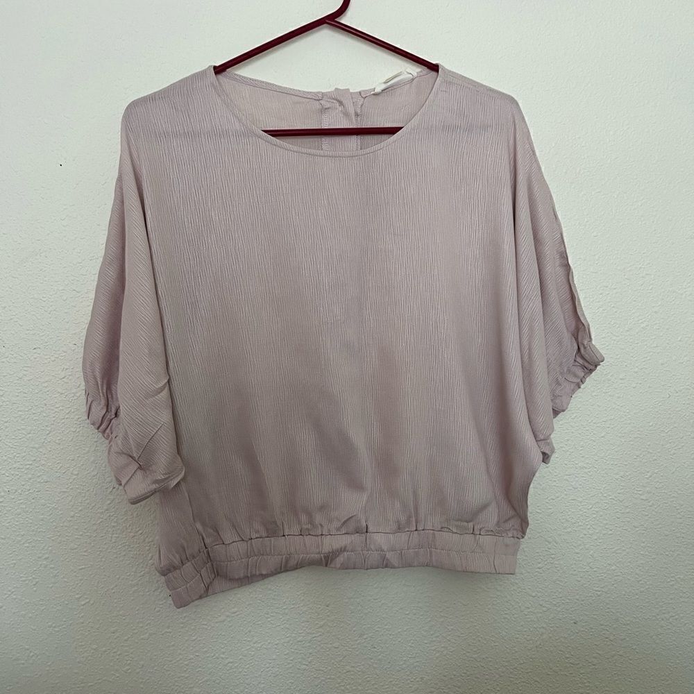 urban romantics gathered waist botton back women top size M